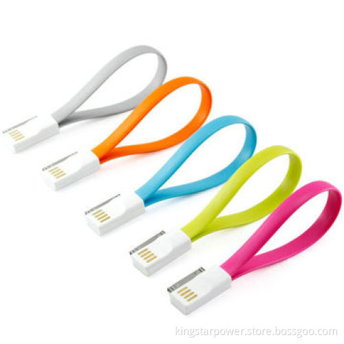 Data Cable for iPad 2/3/iPhone 3/3G/4/4S/iPod Touch 3rd*4th/Nano 5, 30-pin, USB & Magnetic Bracelet